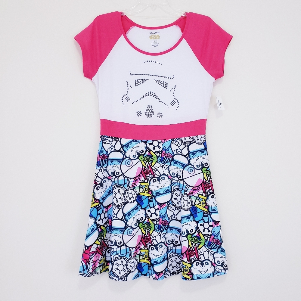 Disney Store Star Wars Stormtrooper Dress Women Size Large New with Tags